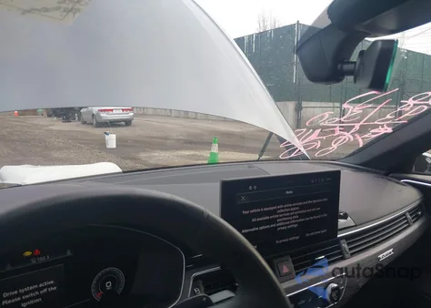 2021 Audi A4 Premium Plus 45 Tfsi S Line Quattro S Tronic z USA, uszkodzony, nr VIN WAUEAAF44MA072982